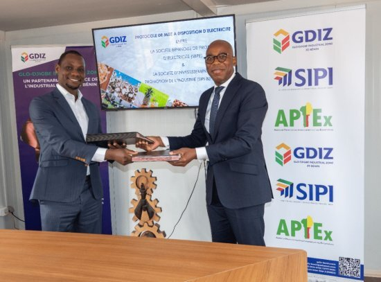 Signature de protocole d’accord par la  SBPE pour approvisionner la GDIZ en électricité